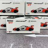 MINI GT McLaren Senna Orange/Red RHD MGT00081-R