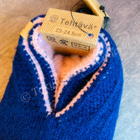 Tehtava Reversible Roomsocks - Navy Blue (Made in Japan) 0022TET092