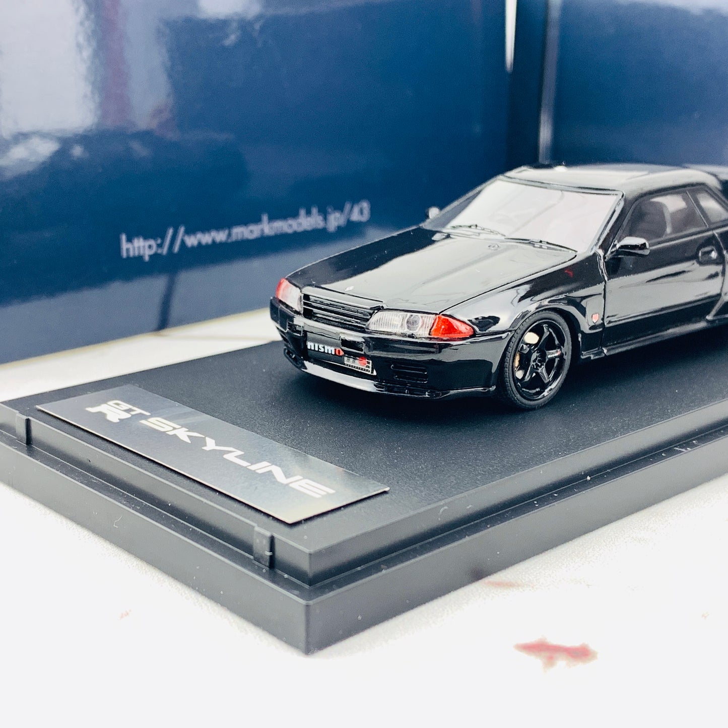 MARK43 1/43 NISSAN SKYLINE GTR (BNR32) NISMO Customized version Black PM4304NBK