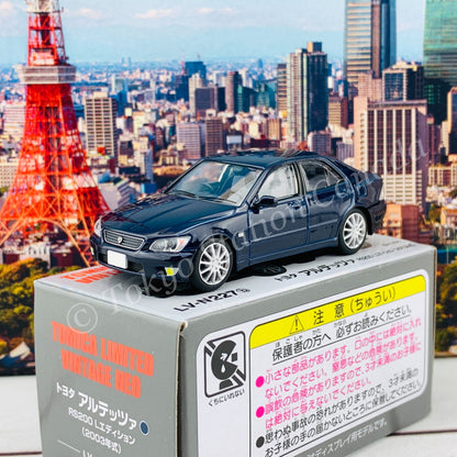 Tomytec Limited Vintage Neo 1/64 Toyota Altezza RS200 L Edition (Navy) LV-N227b