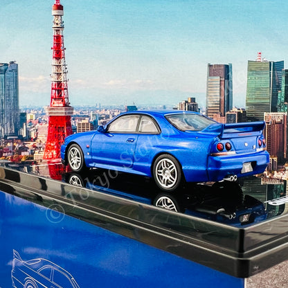 INNO64 1/64 NISSAN SKYLINE GT-R (R33) Championship Blue IN64-R33-CBL