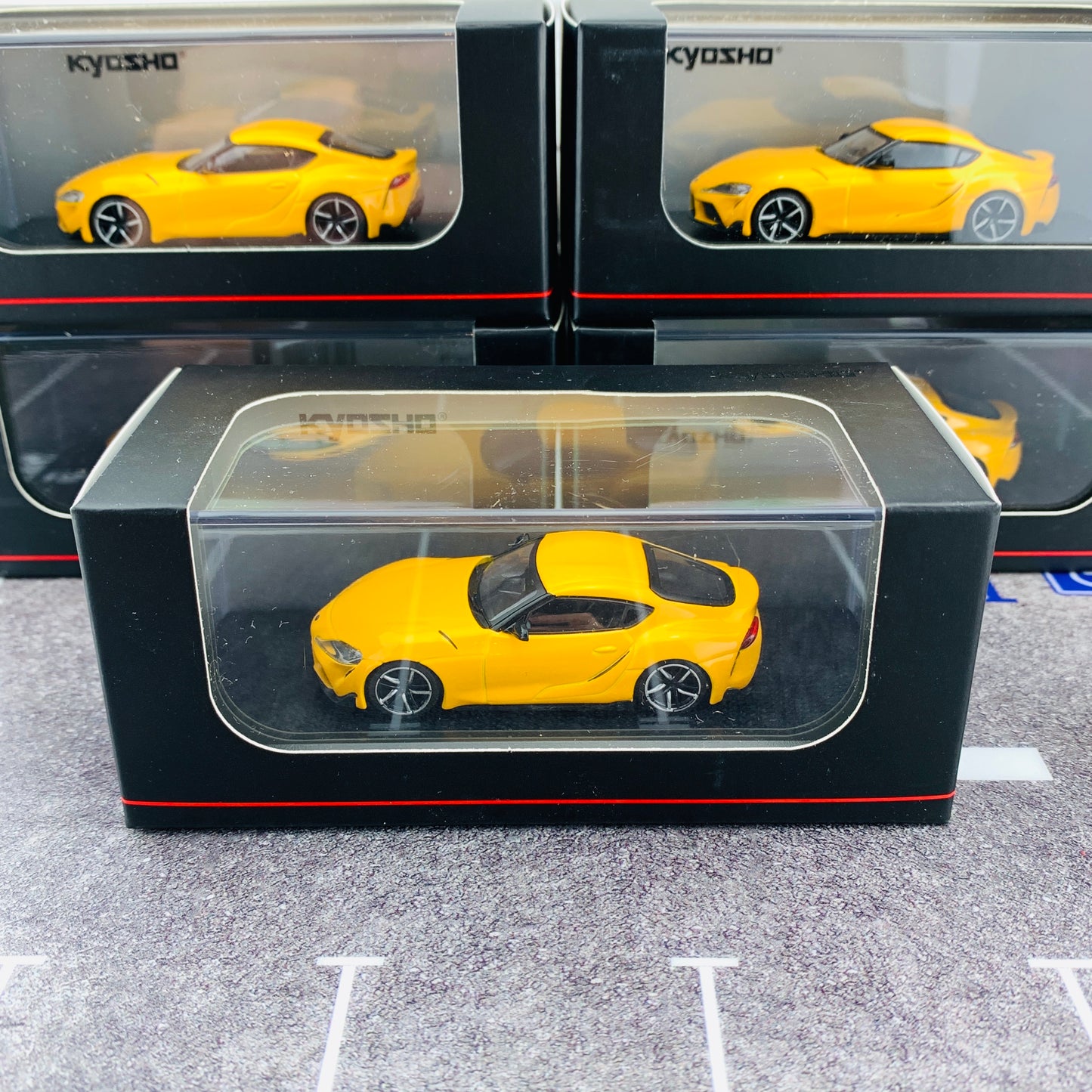 KYOSHO 1/64 Toyota GR Supra Yellow KS07110Y
