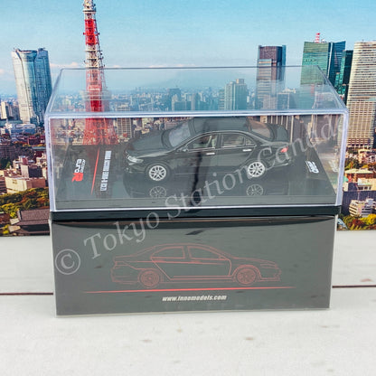 INNO64 1/64 HONDA ACCORD Euro-R (CL7) Nighthawk Black Pearl W/ Extra Wheels & Extra Water Decals IN64-CL7-BLA