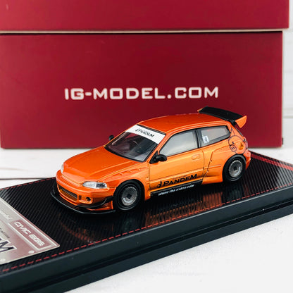 Ignition Model 1/64 Pandem Civic (EG6) Orange Metallic 1702