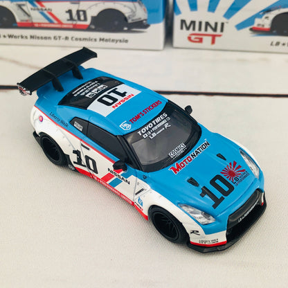 MINI GT LIBERTYWALK LB★WORKS Nissan GTR (R35) Cosmics Malaysia RHD MGT00066-R