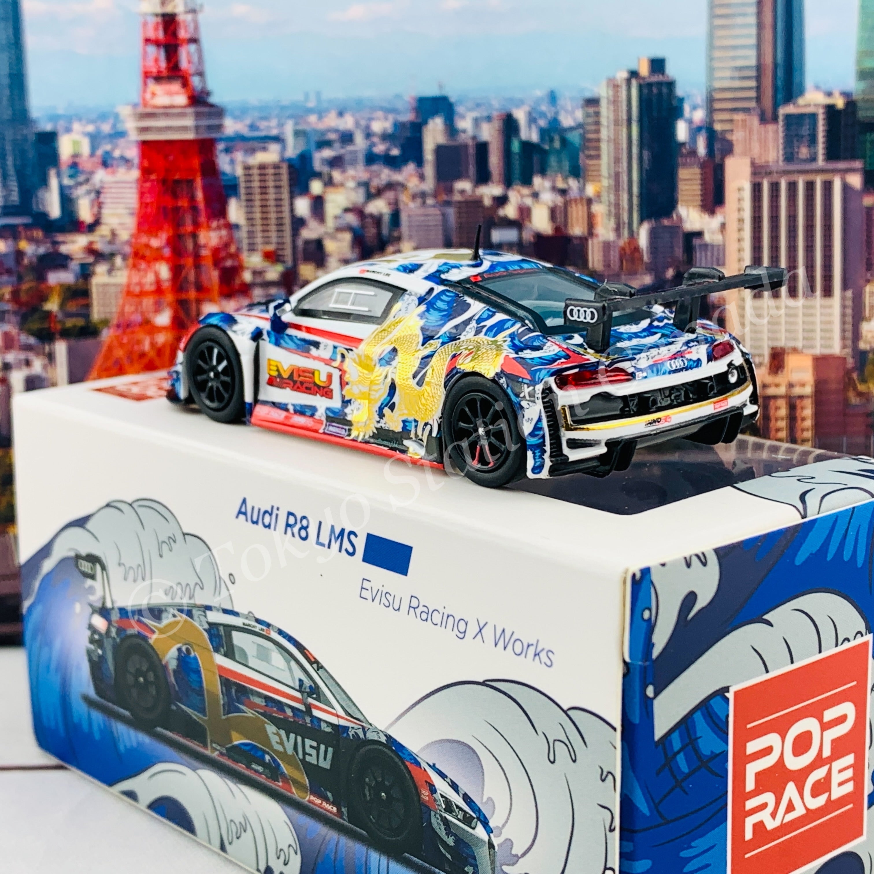 POPRACE 1/64 Audi R8 LM 