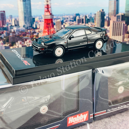 HOBBY JAPAN 1/64 Toyota CELICA GT-FOUR RC ST185 Customized Version Dish Wheel Black HJ641023CBK