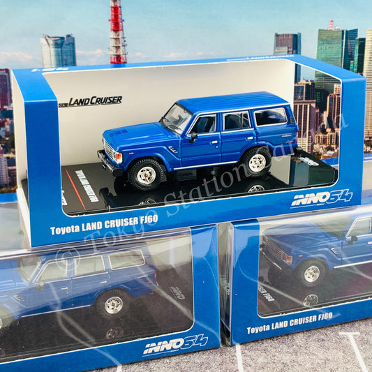 INNO64 1/64 TOYOTA LAND CRUISER FJ60 Royal Blue IN64-FJ60-BLU