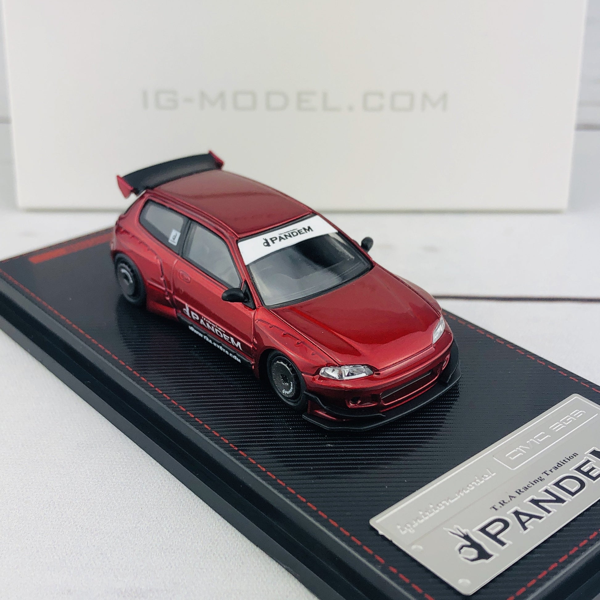Ignition Model 1/64 Pandem Civic (EG6) Red Metallic 1414