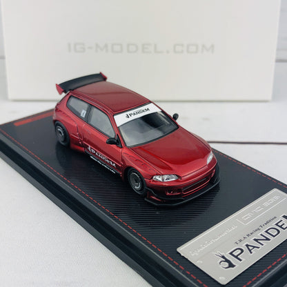Ignition Model 1/64 Pandem Civic (EG6) Red Metallic 1414