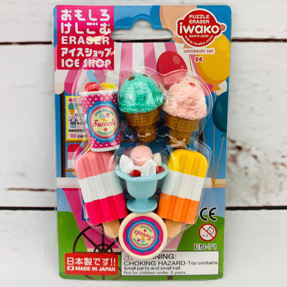 Iwako Japanese Eraser Set - Ice Shop ER-BRI063