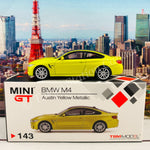 MINI GT 1/64 BMW M4 (F82)  Austin Yellow Metallic LHD MGT00143-L