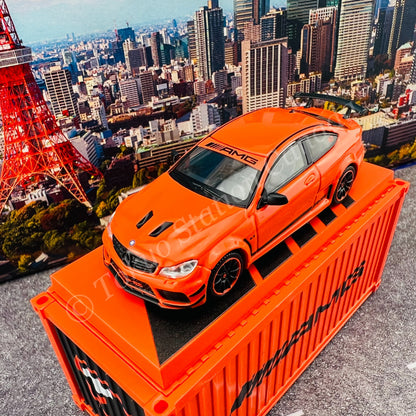 TARMAC WORKS GLOBAL64 1/64 Mercedes-Benz C63 AMG Black Series Orange T64G-009-OR