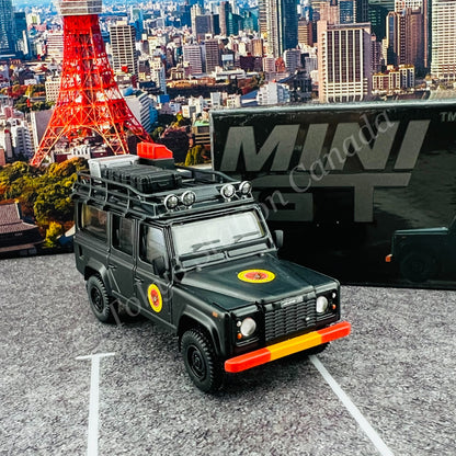 MINI GT 1/64 Land Rover Defender 110 Badan Intelijen Negara Indonesia - EMS Exclusive RHD MGT00158-R