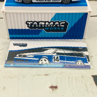 Tarmac Works 1/64 Hobby Collection Volvo 850 Estate #14 BTCC 1994 Jan Lammers including a Container T64-039-94BTCC14