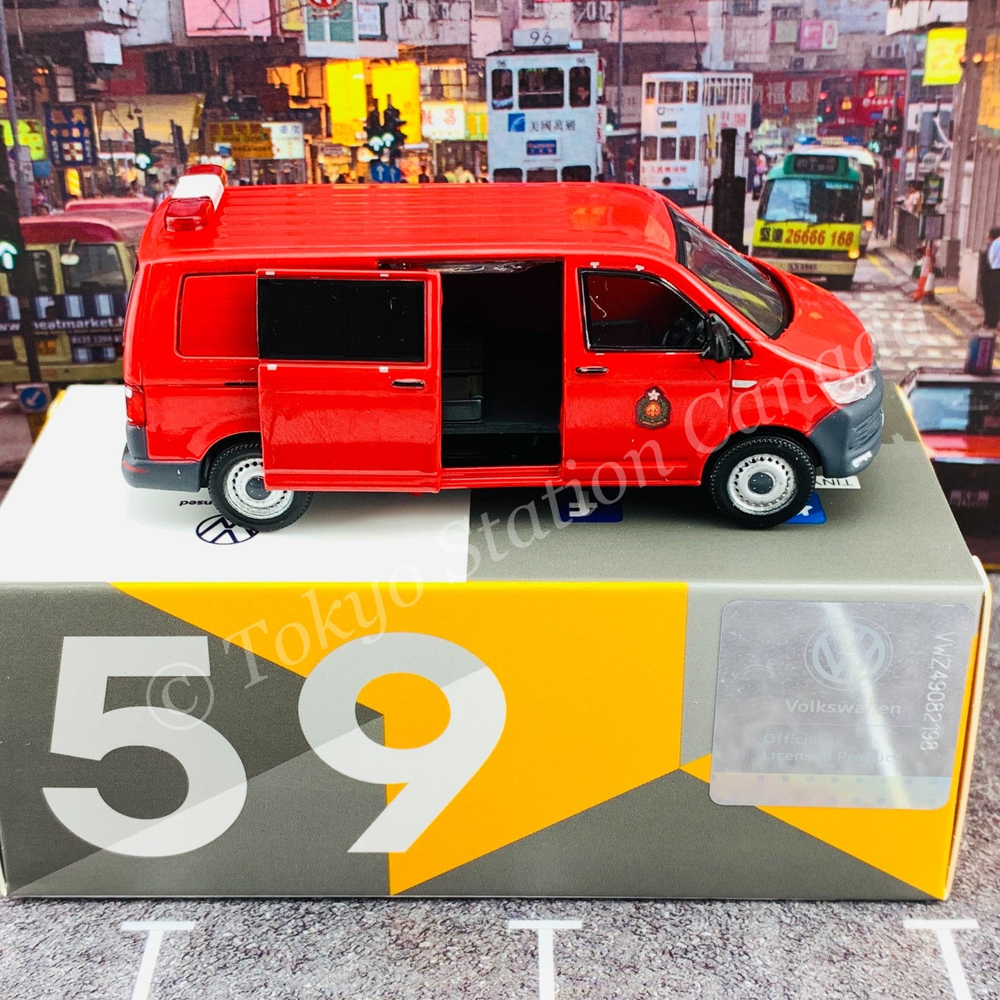 TINY 微影 59 Volkswagen T6 Transporter Hong Kong FSD 香港消防 ATC65263