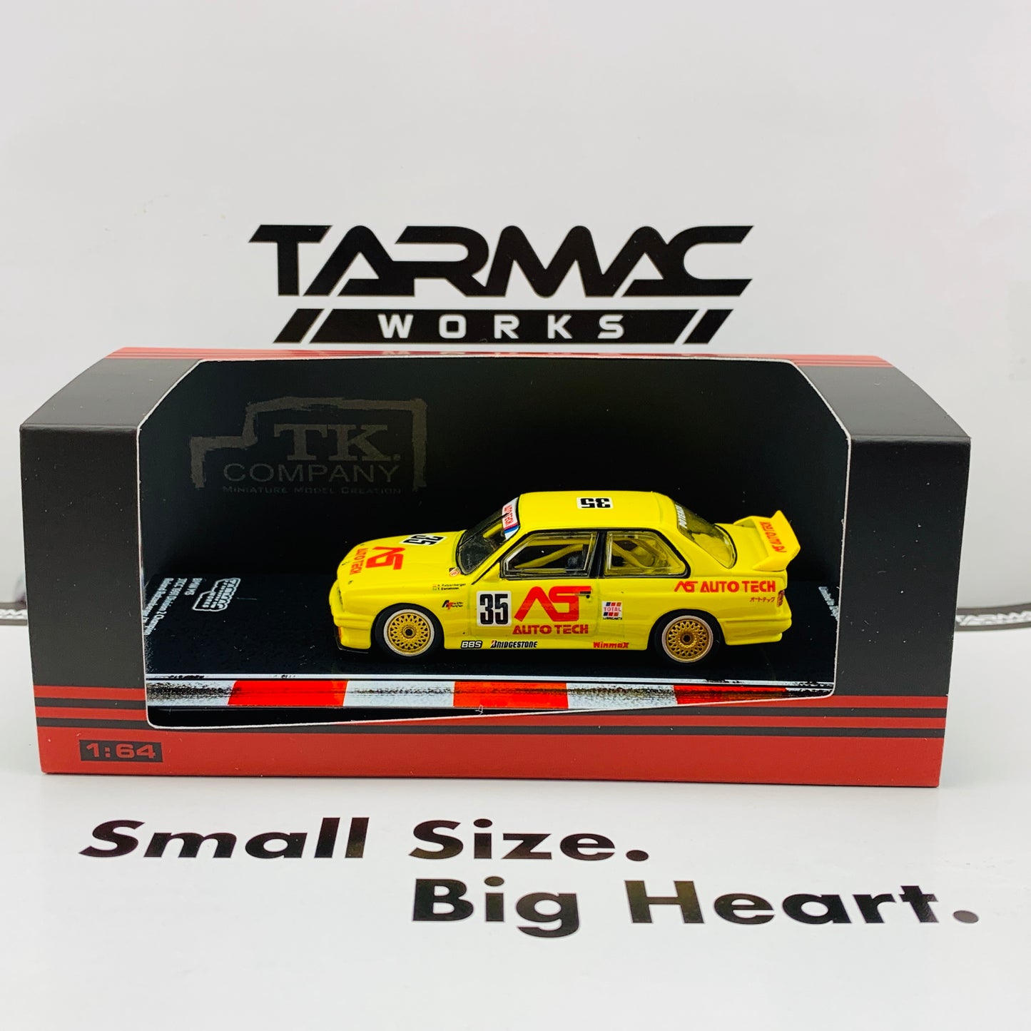 Tarmac Works 1/64 BMW M3 E30 JTCC 1991 Division 2 Champion - Japan Special Edition T64-009-91JCTCC35