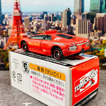 TOMICA SHOP ORIGINAL MODEL Lamborghini Murcielago Fire Chief Command Vehicle 4904810137481