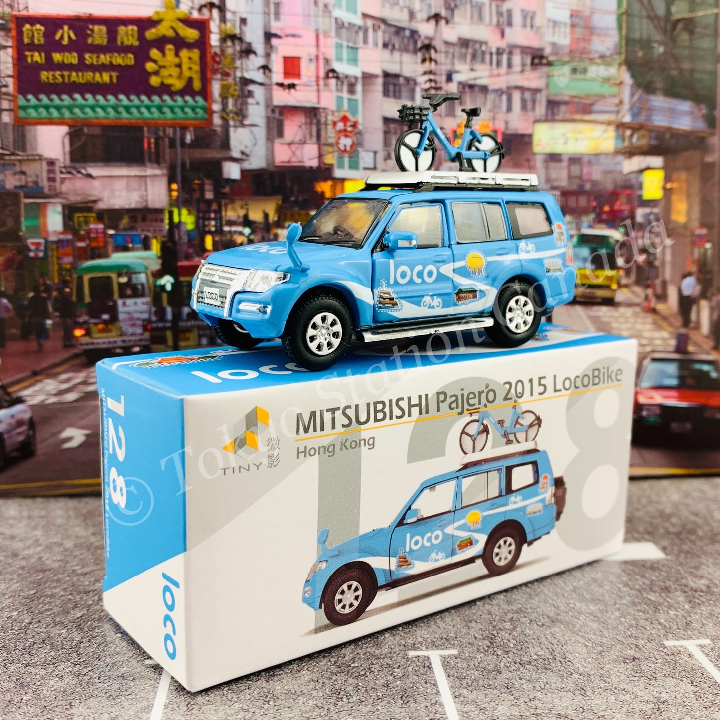 TINY 微影 128 MITSUBISHI Pajero 2015 LocoBike ATC65166