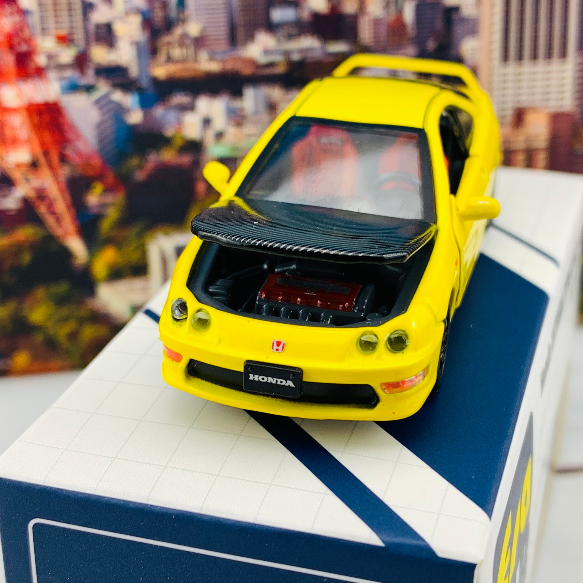 ERA CAR 28 1/64 Honda Integra Type-R DC2 Yellow HA20DC2RN28