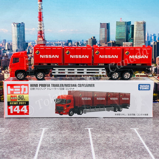 TOMICA 144 Hino Profia Trailer Nissan Container