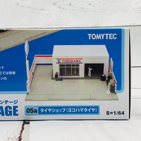 Tomytec 1/64 TOMICARAMA 05A Tire Shop YOKOHAMA TIRE