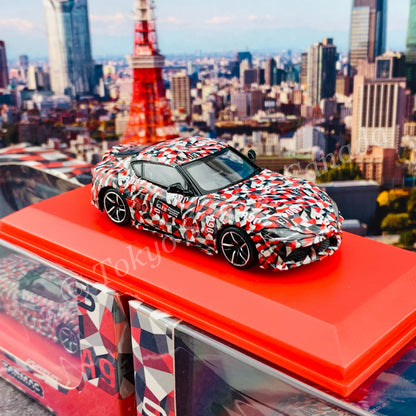Tarmac Works 1/64 COLLAB64 Toyota GR Supra TEST CAR *** Collaboration with Kyosho *** T64K-002-TEST