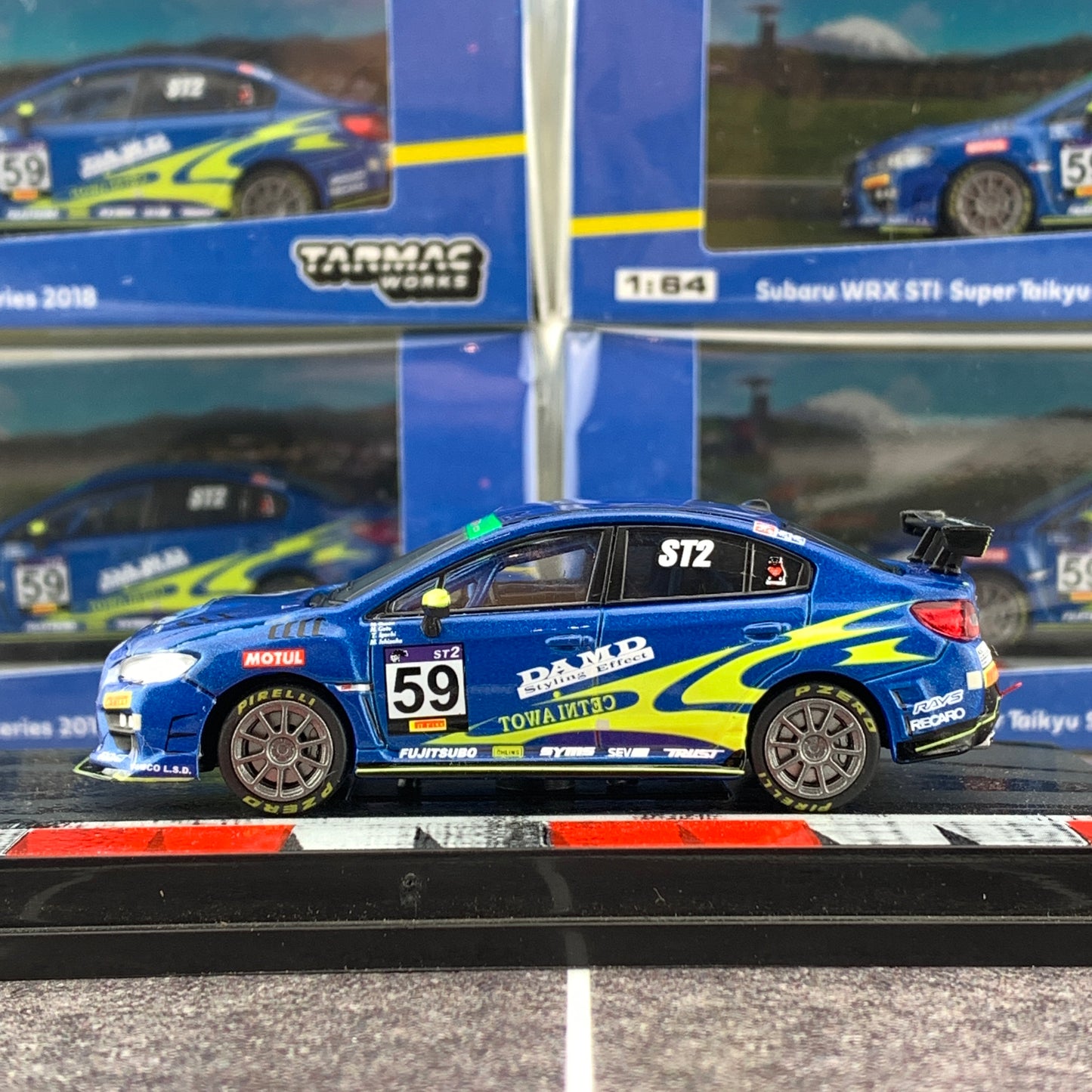 Tarmac Works 1/64 Subaru WRX STi Super Taikyu Series 2018 T64-016-18ST59