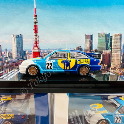 INNO64 1/64 FORD SIERRA RS500 COSWORTH #22 "PIUMINI TRAMPIO" JTC Fuji Inter-Tec 500 Km 1988 Winner  k. Niedzwiedz / H. Yokoshima IN64-RS500-PT