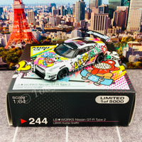 MINI GT 1/64 LB WORKS Nissan GT-R Type 2 LBWK Kuma Graffiti