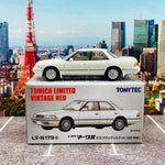 Tomytec Tomica Limited Vintage Neo 1/64 Toyota Mark II 2.5 Grand Limited (Pearl White) LV-N179d