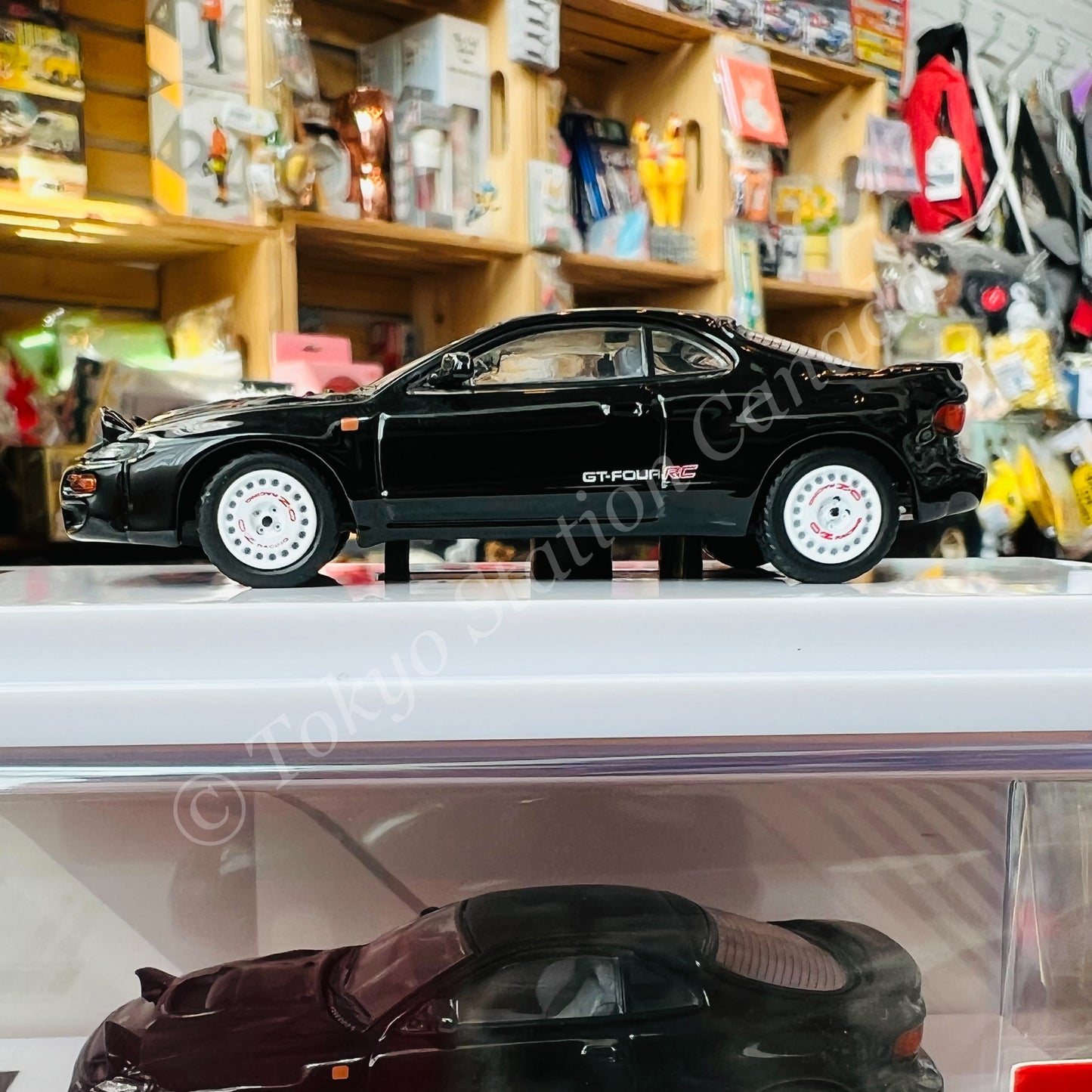 POP RACE 1/64 Toyota Celica GT-Four ST185 Black PR64-185-BLK