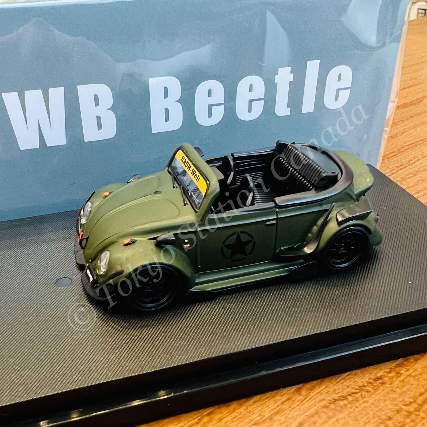 HKM 1/64 RWB Beetle Matt Green