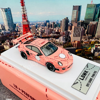 INNO64 1/64 997 LBWK Pink Pig  Carloverdiecast Special Edition Model IN64-997LB-PIG