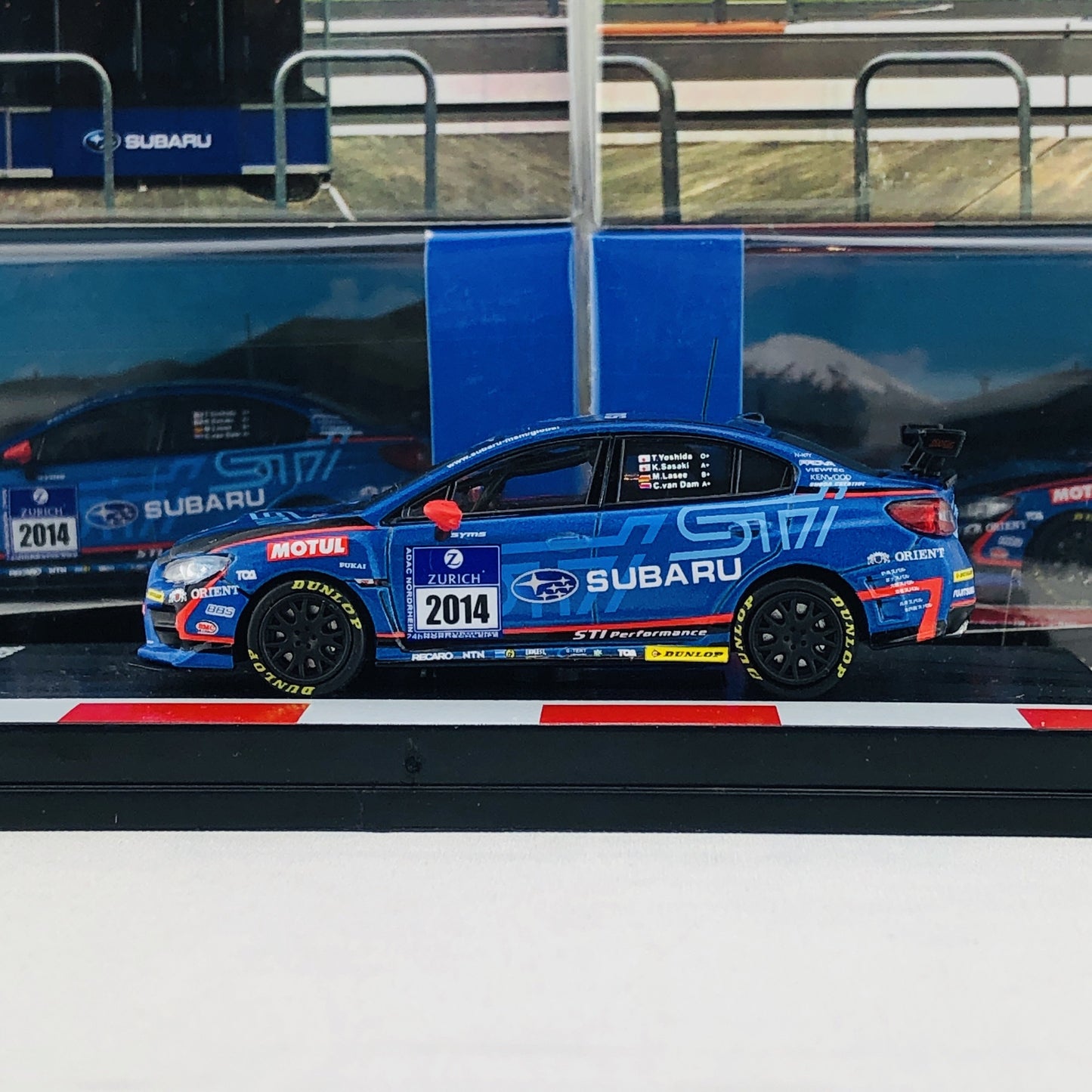Tarmac Works 1/64 Subaru WRX STI NBR 24H Challenge 2014 T64-016-14N24