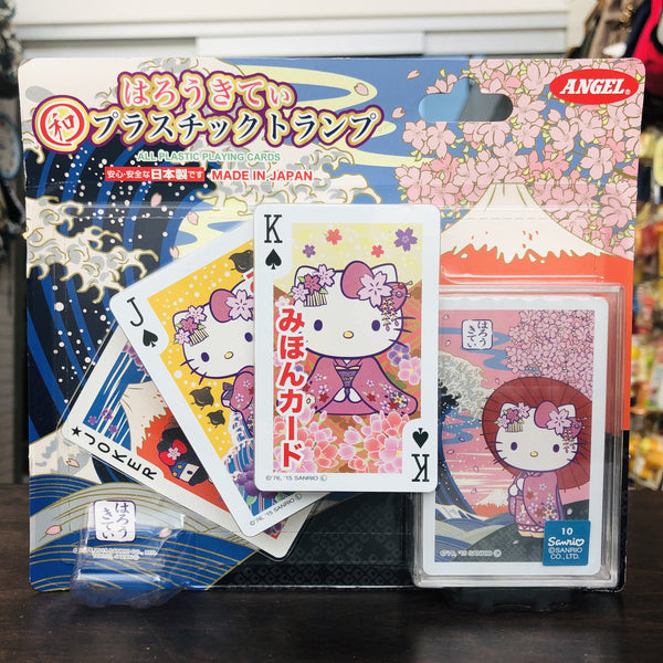 Hello Kitty Kimono Playing Cards by ANGEL Made in Japan SPKTJP4