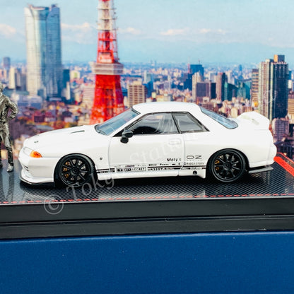 Ignition Model 1/64 TOP SECRET GT-R (VR32) White With Smokey Nagata metal figurine IG2389
