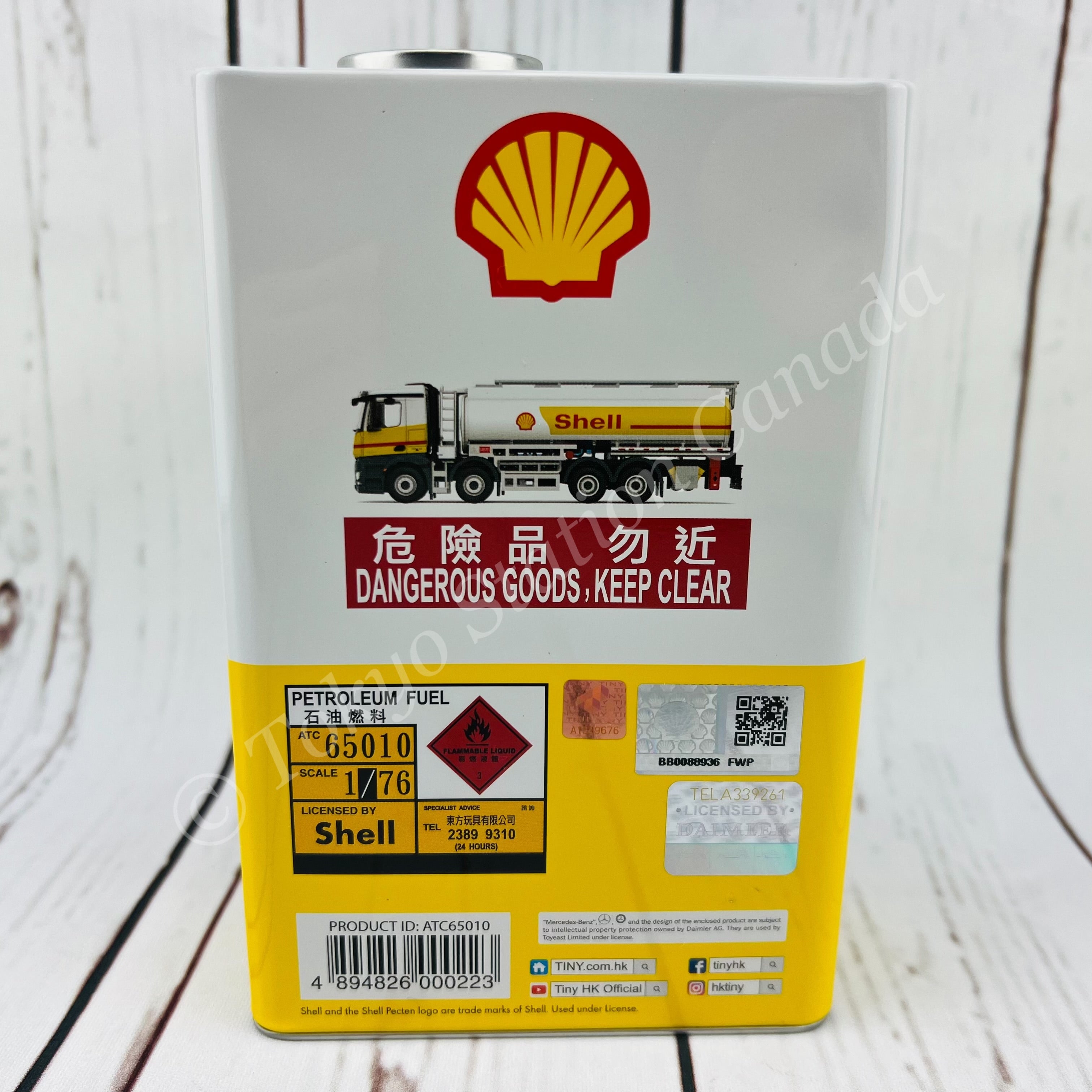 TINY 微影 1/76 Shell Oil Tanker Truck MERCEDES-BENZ Antos with