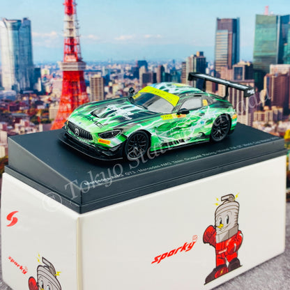 Sparky 1/64 MERCEDES-AMG GT3 NO.999 MERCEDES-AMG TEAM GRUPPEM RACING WINNER FIA GT WORLD CUP MACAU 2019 RAFFAELE MARCIELLO Y165
