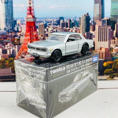 TOMICA PREMIUM 34 NISSAN SKYLINE GTR KPGC10 (ANNIVERSARY OF TOMICA PREMIUM RELEASE VER.)
