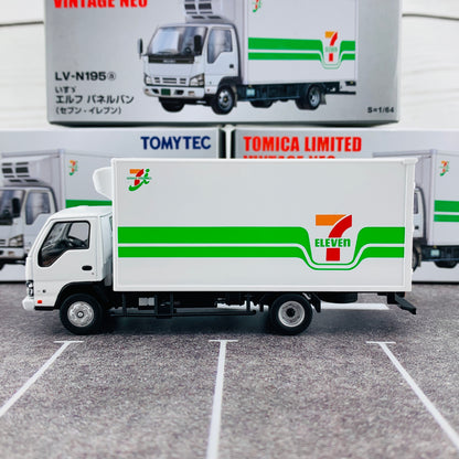 Tomica Limited Vintage Neo 1/64 Isuzu ELF Panel Van 7-Eleven LV-N195a