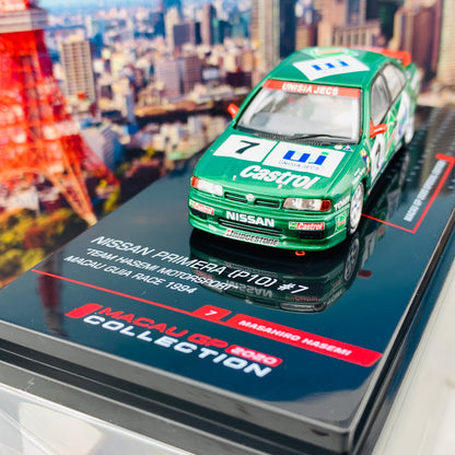 INNO64 MACAU GP 2020 COLLECTION NISSAN PRIMERA (P10) #7 "Team Hasemi Motorsport" Macau Guia Race 1994 Masahiro Hasemi IN64-P10-MGP20HS