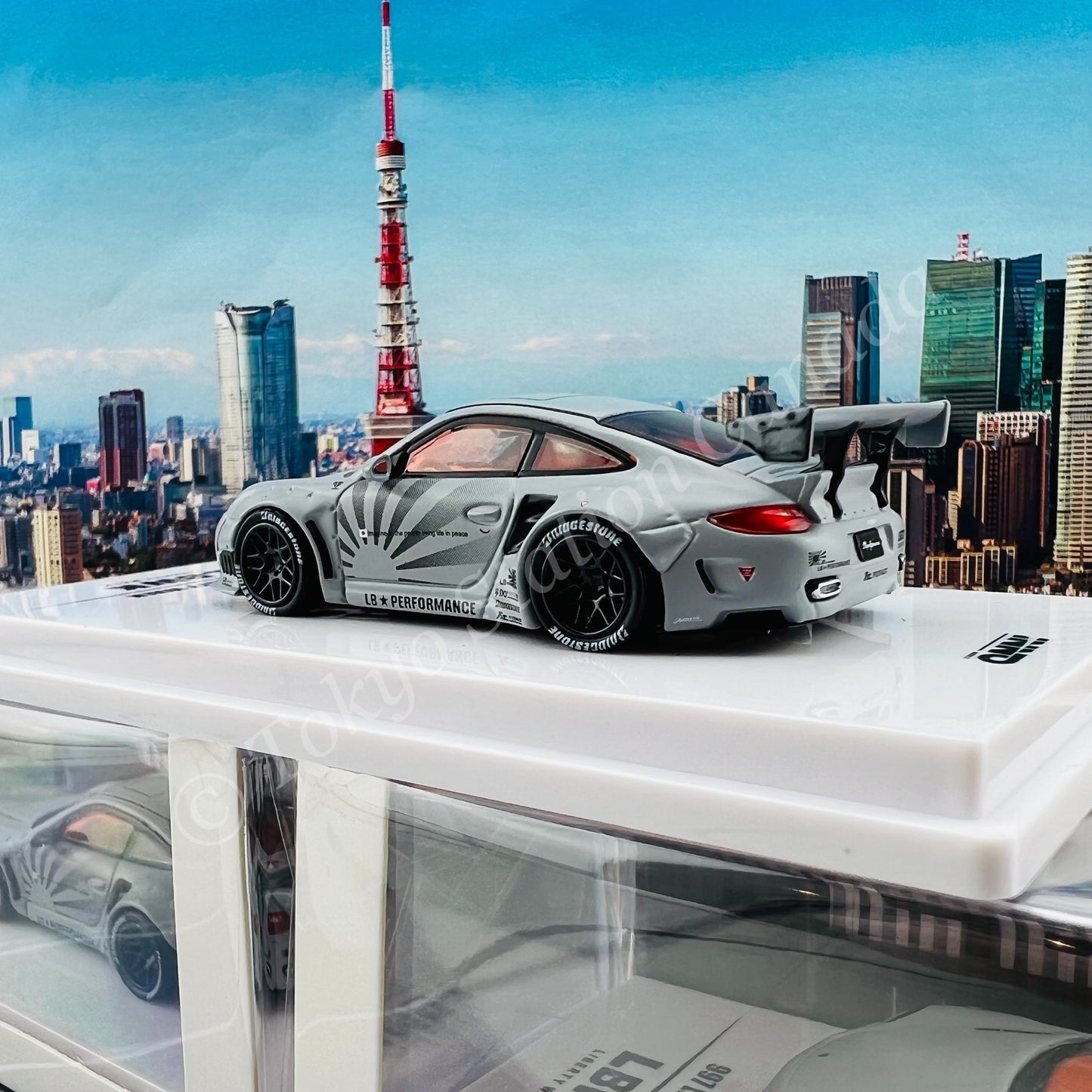 INNO64 1/64 997 LIBERTY WALK Matte Grey IN64-997LB-MG