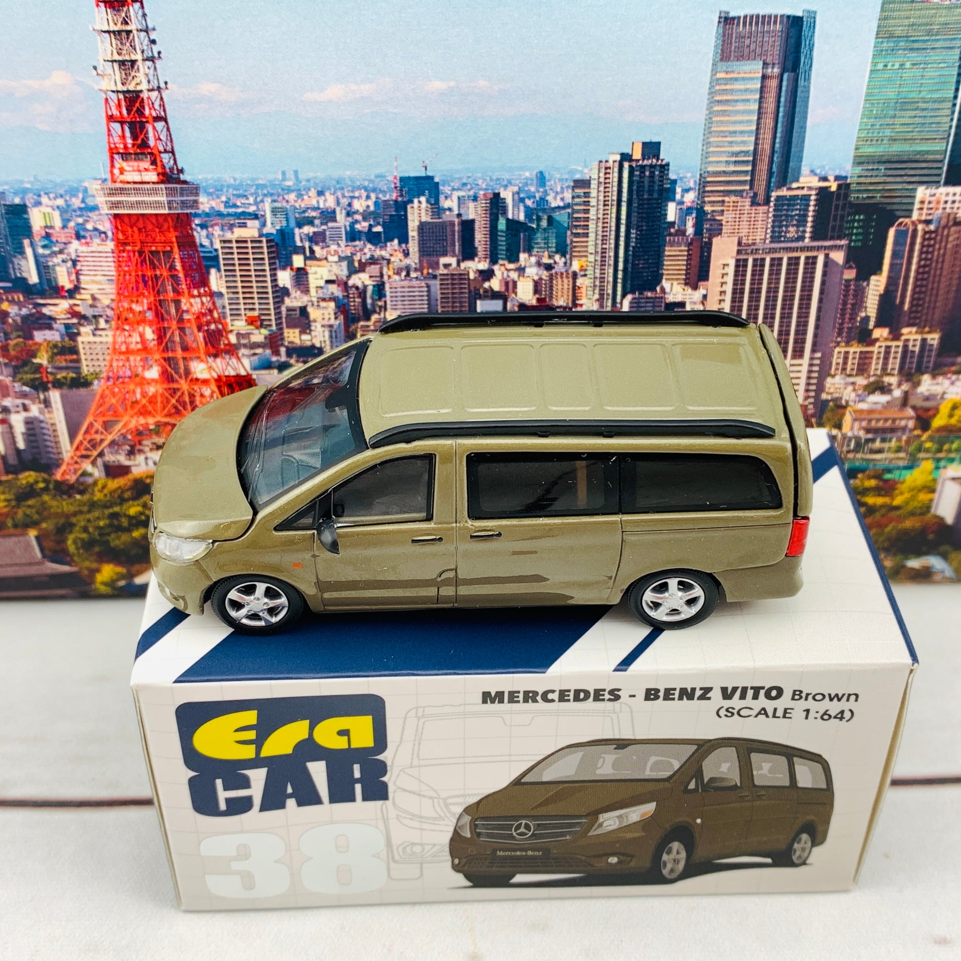 ERA CAR 38 1/64 Mercedes-Benz Vito - Brown MB20VITRN38