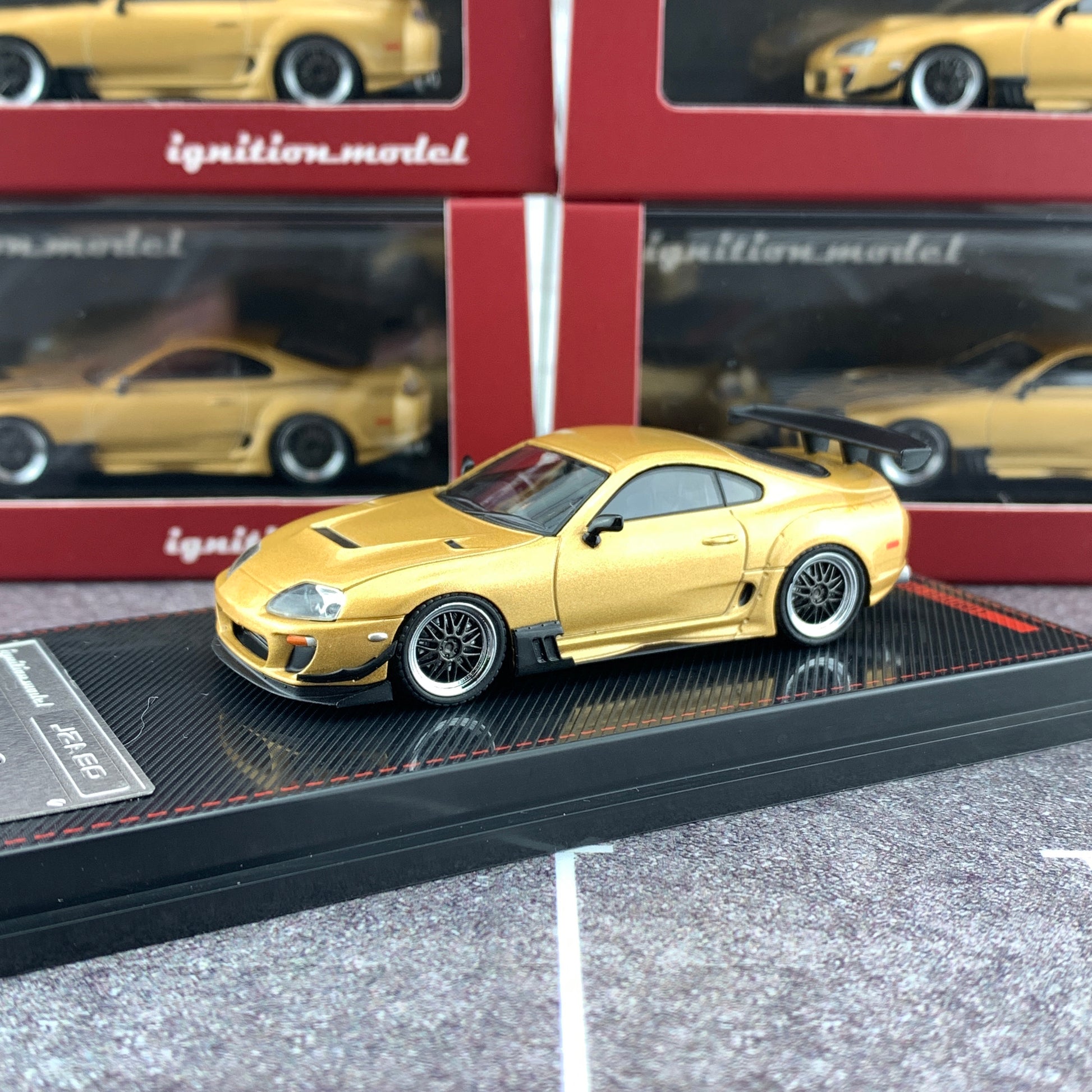 Ignition Model 1/64 Toyota Supra (JZA80) RZ Gold IG1866