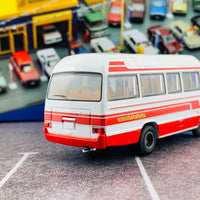 Tomica Limited Vintage 1/64 Toyota Coaster LV-184b (White/Red)