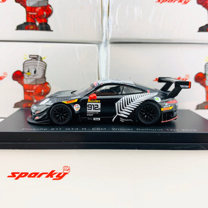 Sparky 1/64 PORSCHE 911 GT3 R NO.912 EBM Winner Bathurst 12H 2019 D. Werner - D. Olsen - M. Campbell Y160