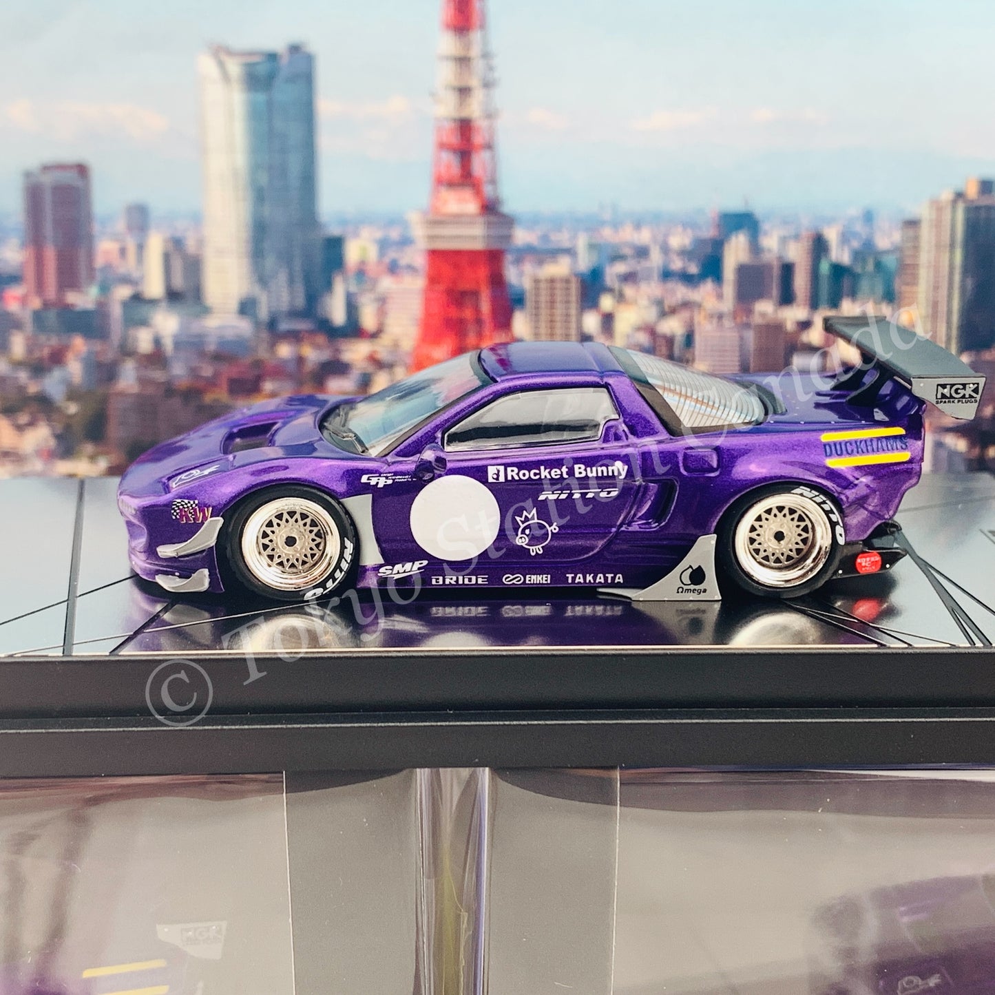 INNO64 1/64 NSX (NA) ROCKET BUNNY V2 AERO Metallic Purple IN64-NSXP-MP