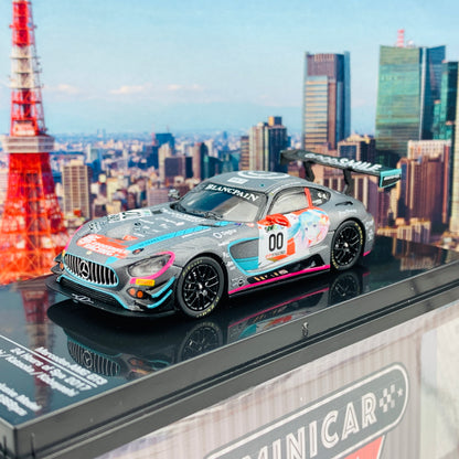 Tarmac Works HOBBY64 Collection 1/64 Mercedes AMG GT3 24 Hours of Spa 2017 Taiwan Exclusive Model Limited Edition 1968 pcs T64-008-17SPA00