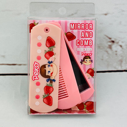 Peko 不二家ミルキー Mirror and comb PE-5537095PK